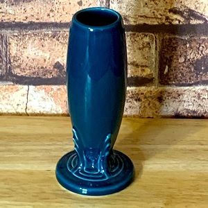 Fiesta Bud Vase (Retired) Color Juniper (Blue-Green) Never Used! 6 1/4”